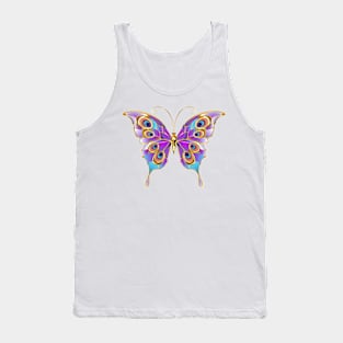 Jewelry Butterfly Peacock Tank Top